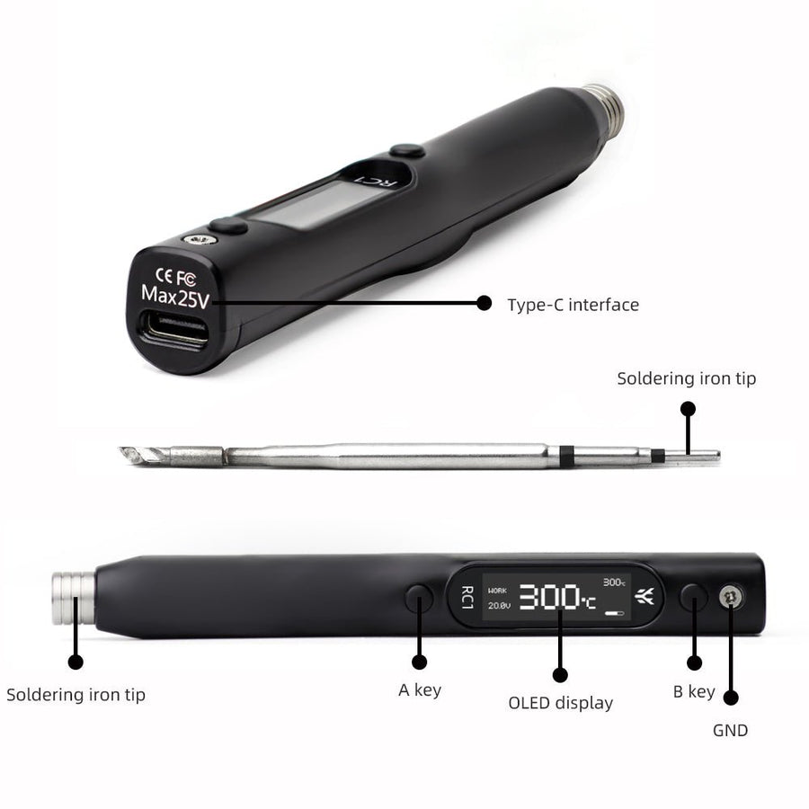 HGLRC RC1 Soldering Iron 25V 60W
