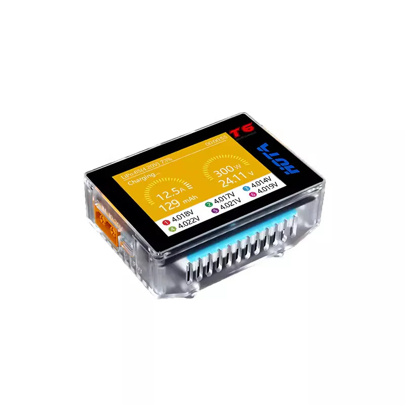 HOTA T6 300W PD 90W 15A 1-6S DC LiPo Battery Charger - XT60