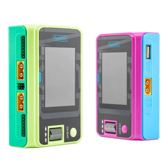 ToolkitRC M6D 500W 15A 1-6S DC Dual Smart Charger (Limited Edition)