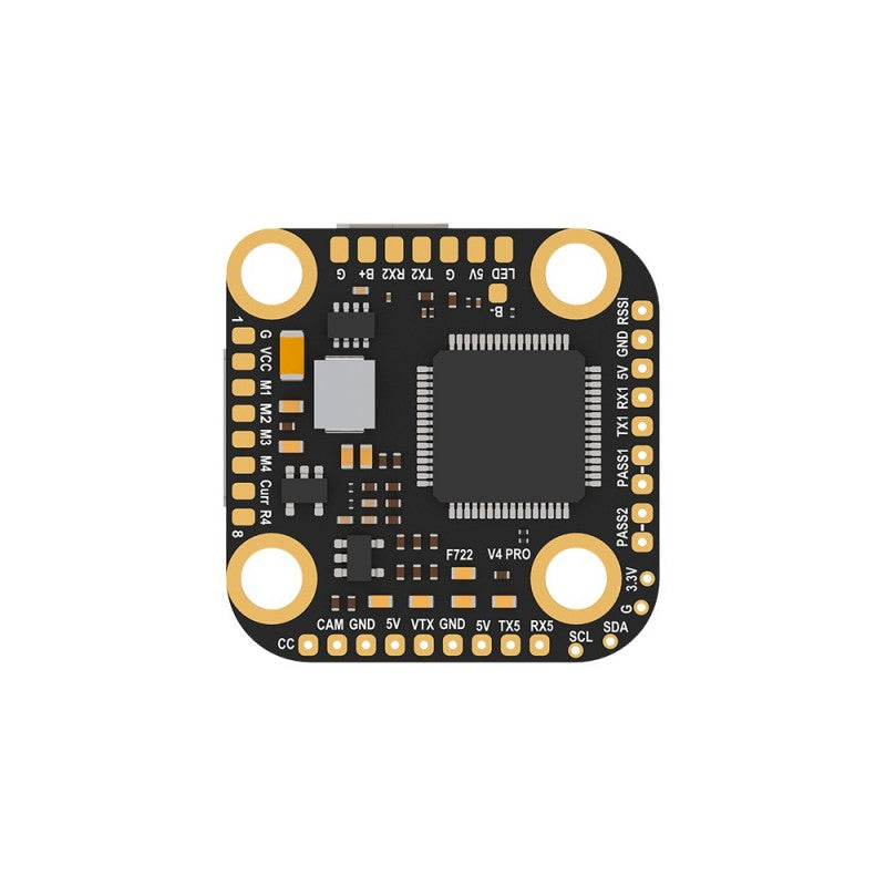 Foxeer Mini F722 V4 Pro FPV Flight Controller W/ Built-In Pit PASS - 20x20mm