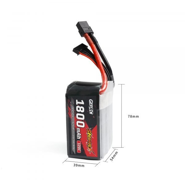 GEPRC Storm 6S 1800mAh 120C Lipo Battery