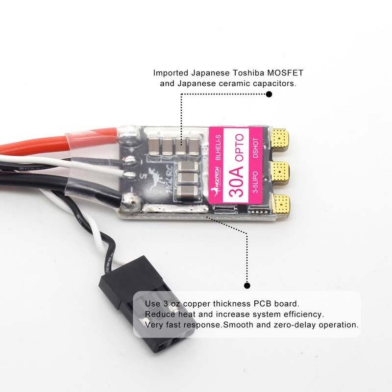 HGLRC 30amp 3-5S Dshot600 BLHeli_S 16.5 BB2 ESC for RC Drone - HGLRC Company