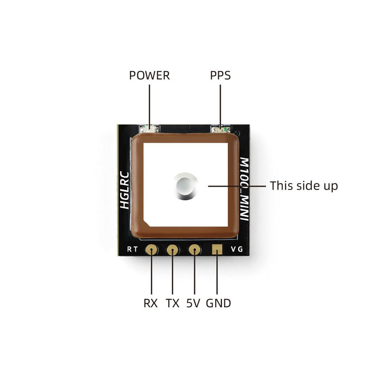 HGLRC M100_MINI GPS 15x15x5.2mm