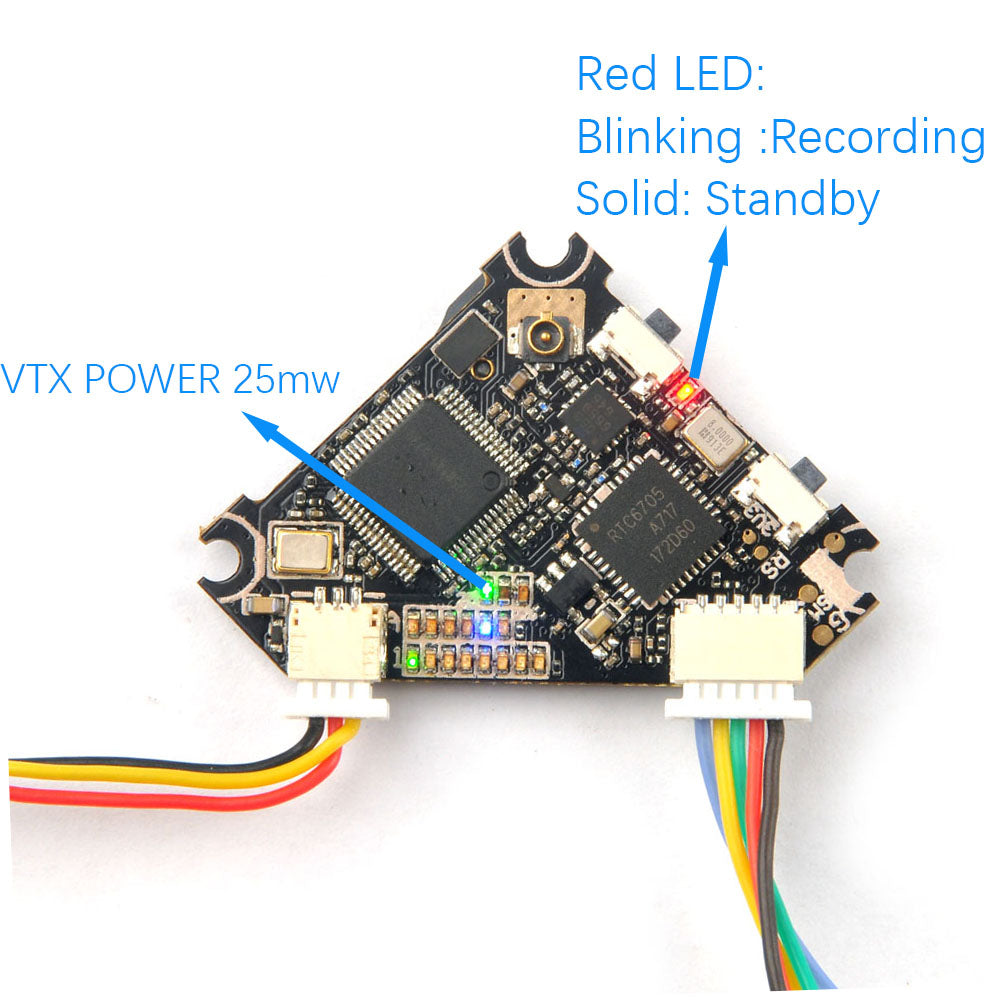 Happymodel Diamond VTX 5.8G 37ch 25mw-200mw Switchable VTX with DVR