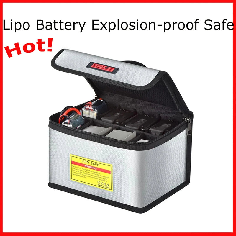 STARTRC Lipo Battery Explosion-proof Safe Bag Fireproof Storage Bag for Air 2S/Mini 2/Air 2/Mini SE FPV Drone Battery