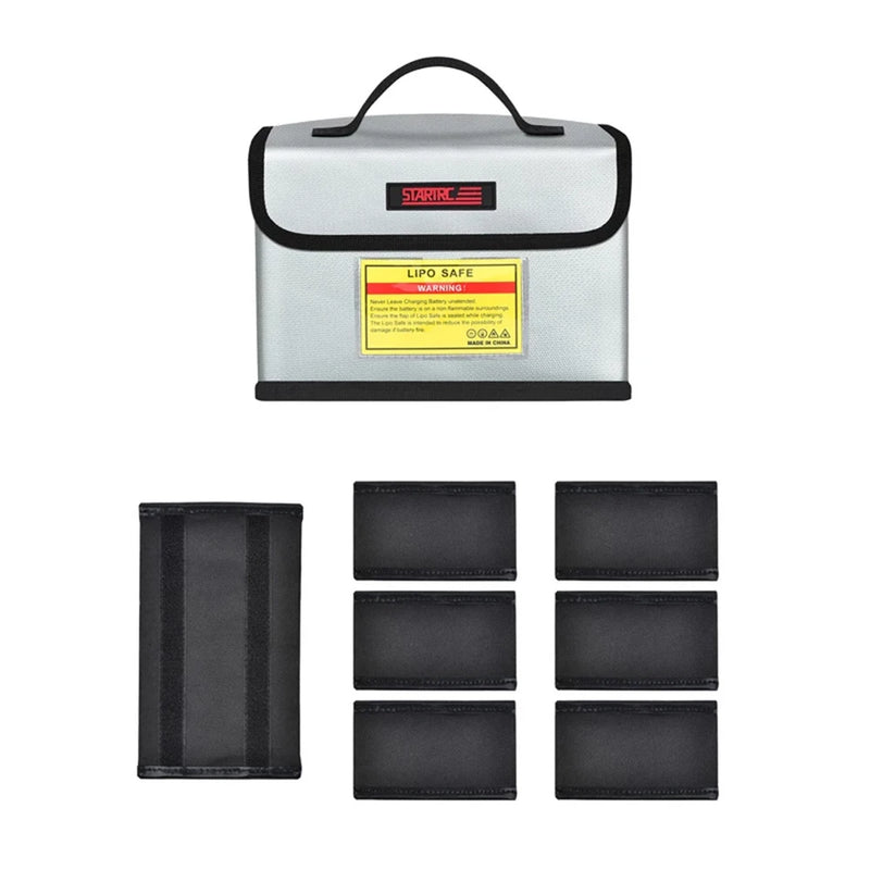 STARTRC Lipo Battery Explosion-proof Safe Bag Fireproof Storage Bag for Air 2S/Mini 2/Air 2/Mini SE FPV Drone Battery