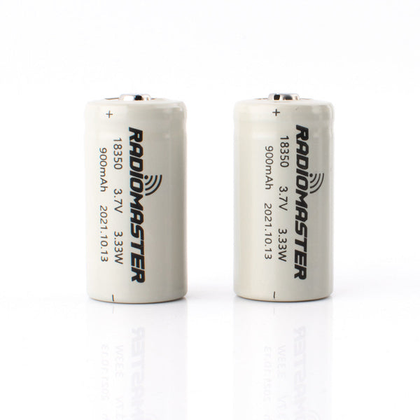 RadioMaster 900mah 3.7v Li-ion 18350 Cells for Zorro Radio Controller (2pcs)