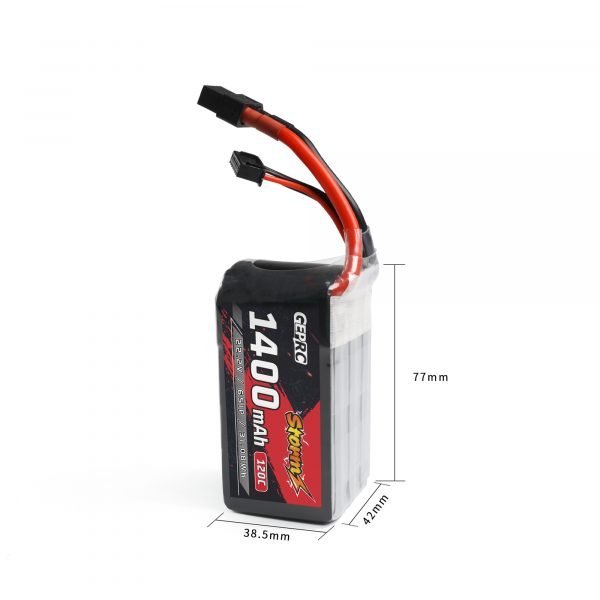 GEPRC Storm 6S 1400mAh 120C Lipo Battery