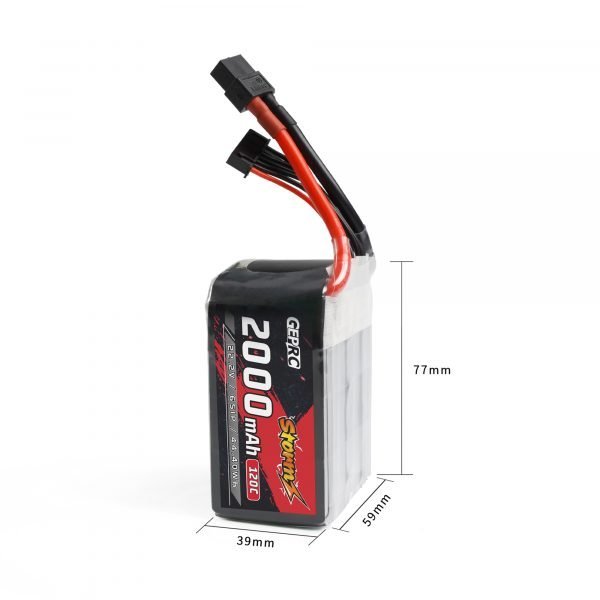 GEPRC Storm 6S 2000mAh 120C Lipo Battery