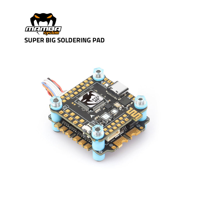 MAMBA MK4 F722 APP <WIFI&DJI> 45A/F55A/F65A_128K 3-6S Flight Controller Stack 30mm/M3