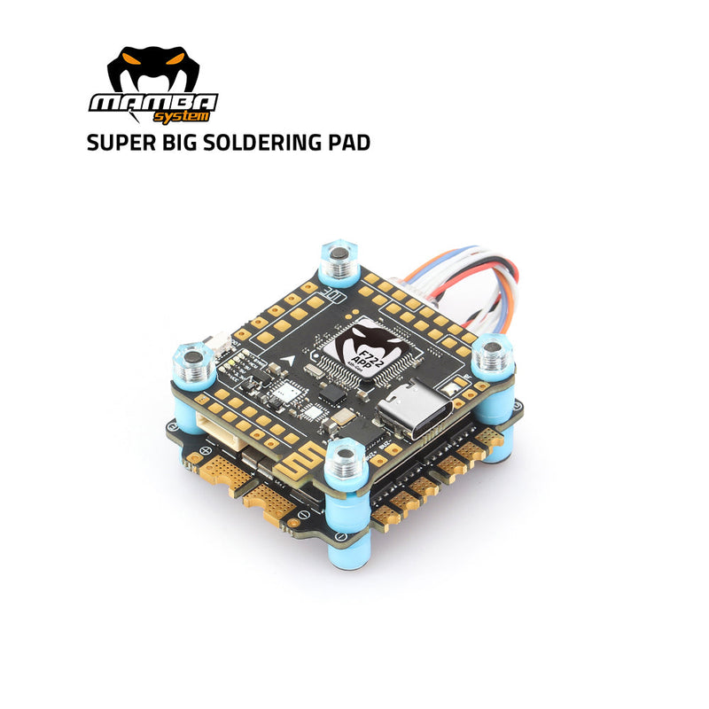 MAMBA MK4 F722 APP <WIFI&DJI> 45A/F55A/F65A_128K 3-6S Flight Controller Stack 30mm/M3