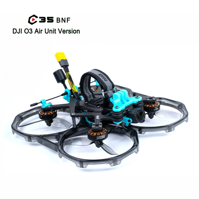 Axisflying Cineon C35 V2 3.5inch Cinewhoop / Cinematic DJI O3 BNF - 4S/6S（Clear Gray）