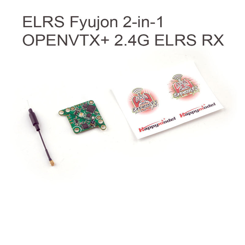 Happymodel Fyujon 2in1 module 2.4GHz ExpressLRS EP RX Receiver and OpenVTX 5.8GHz 300mW Video Transmitter