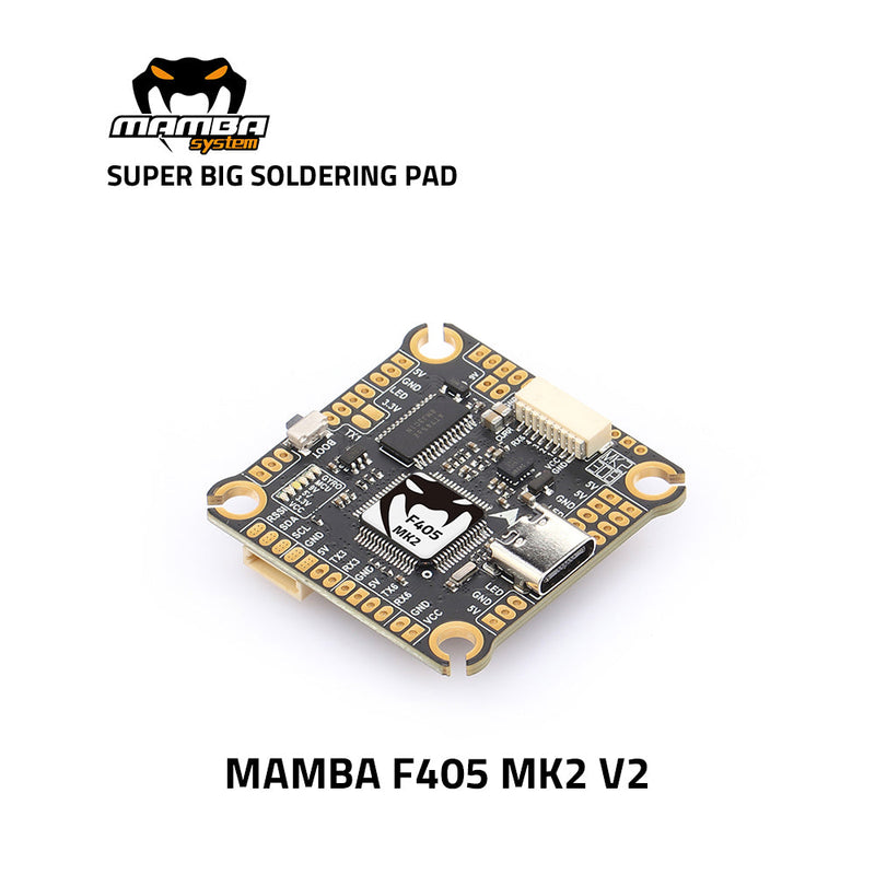 MAMBA F405MK2 V2  3-6S F40MK2/F50 Stack 30MM/M3 Flight Controller Stack