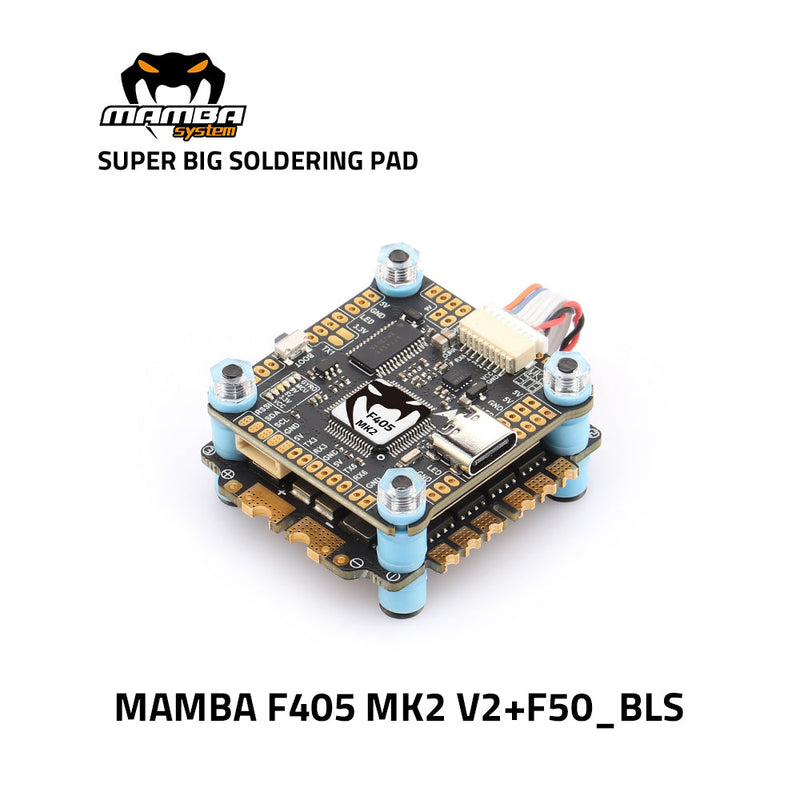 MAMBA F405MK2 V2  3-6S F40MK2/F50 Stack 30MM/M3 Flight Controller Stack