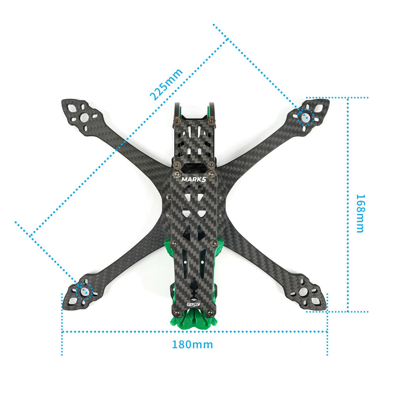 GEPRC MARK5 Frame GEP-MK5 O3 Squashed X FPV Frame