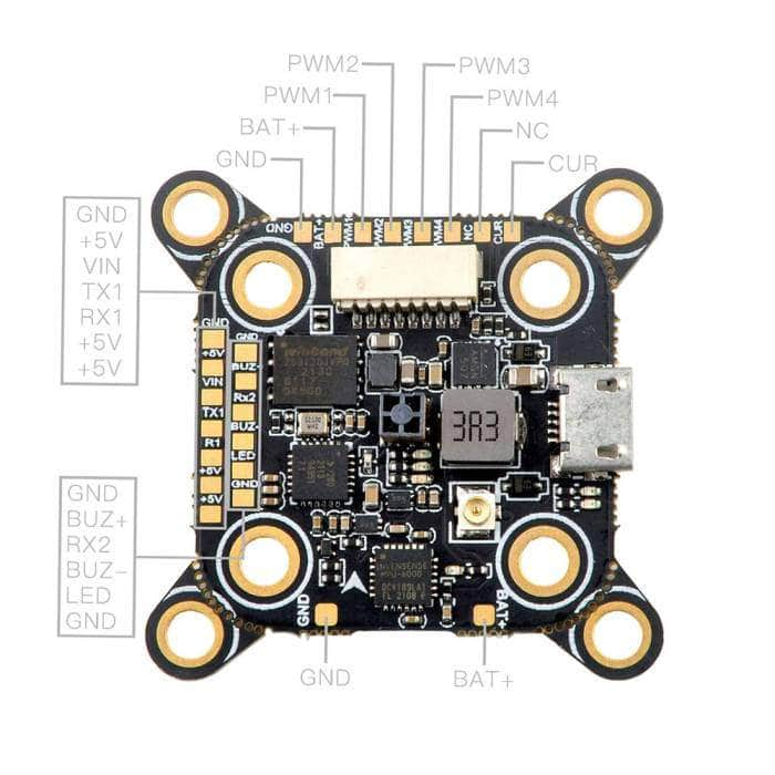 Happymodel Pancake 2-6S F4 AIO Whoop Flight Controller w/ ELRS RX & OpenVTX