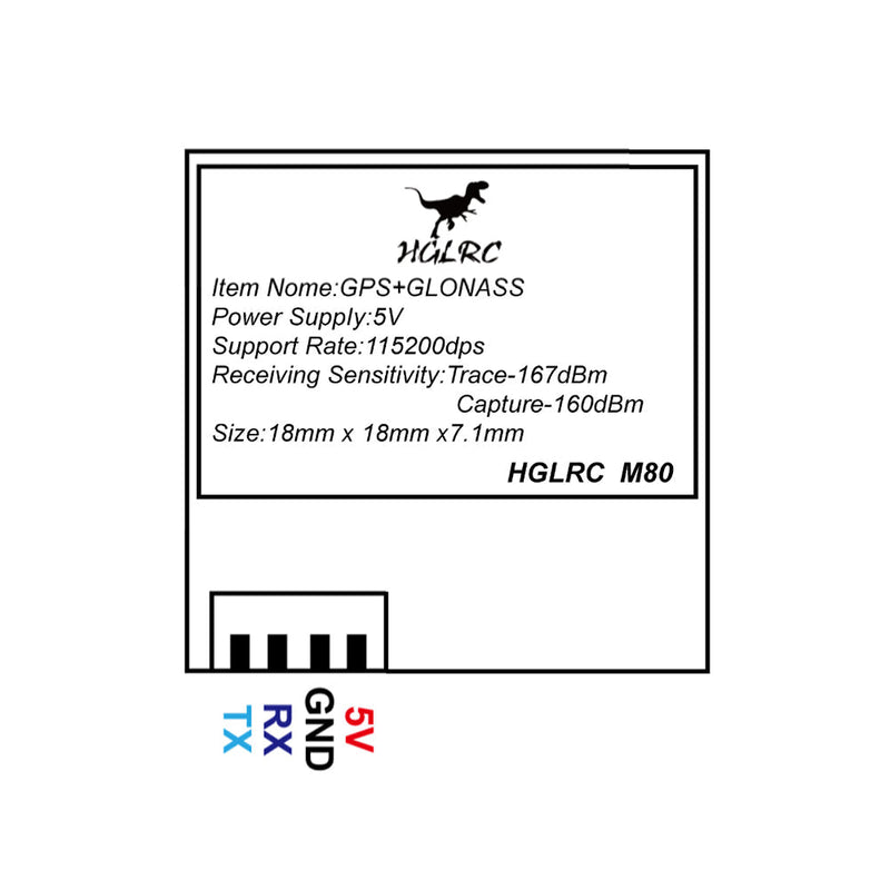 HGLRC M80 GPS for FPV Racing Drone - HGLRC Company
