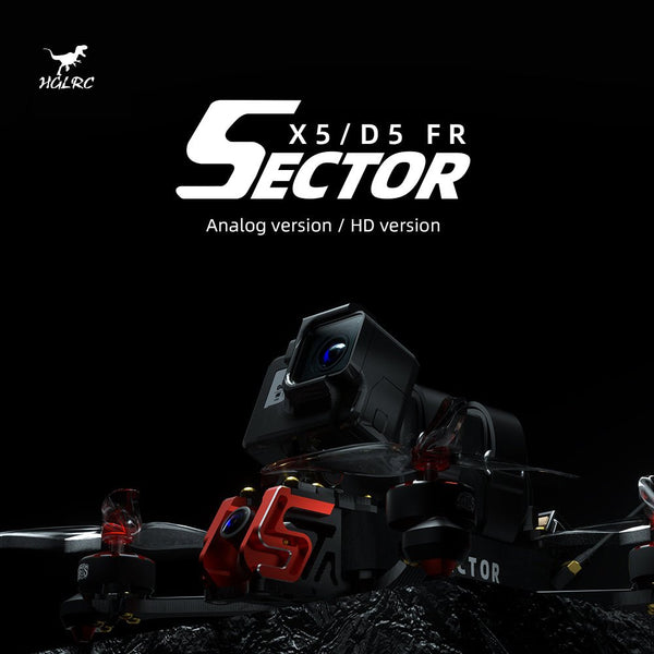 HGLRC Sector X5 FPV Racing Drone Analog/HD Version - HGLRC Company