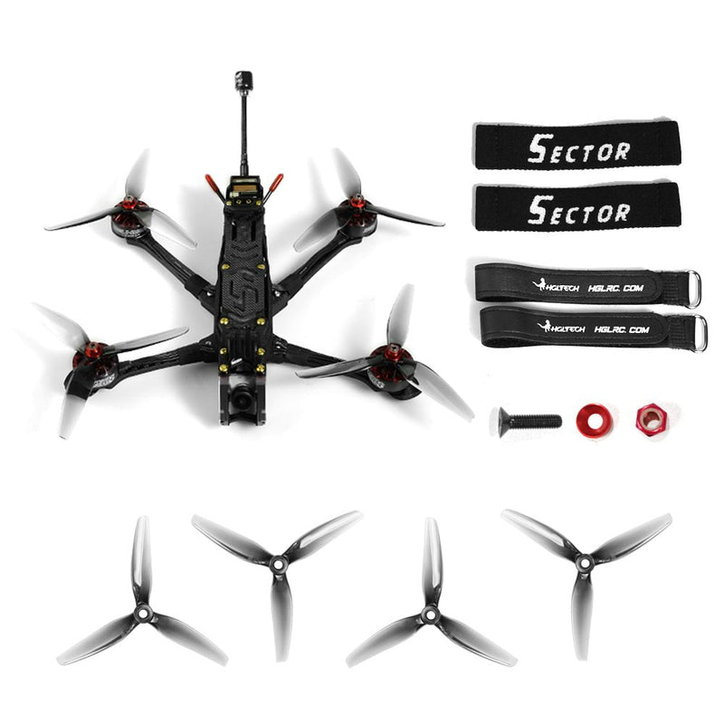HGLRC Sector X5 FPV Racing Drone Analog/HD Version - HGLRC Company