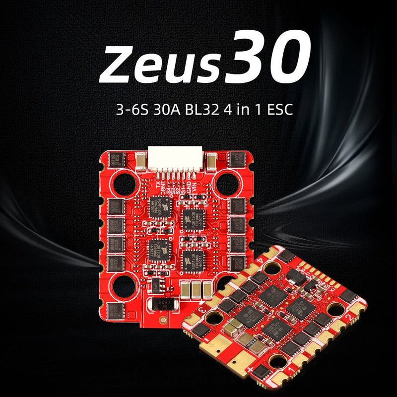 HGLRC Zeus 30A 4in1 BL32 3-6S ESC - HGLRC Company