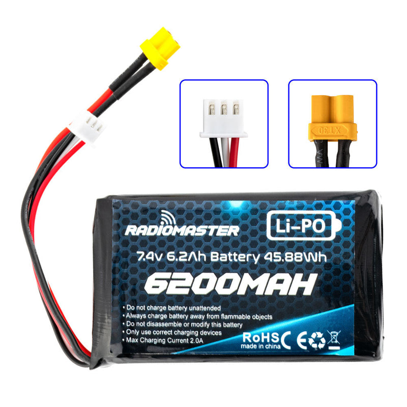 (In stock)Radiomaster 2S LiPo Transmitter Battery for Boxer - 6200mAh